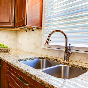 Transformed Kitchen Remodel with Chocolate Glazed Maple Cabinets--Lee Welden