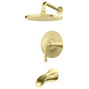 Pfister LG898RH Rhen Tub and Shower Trim Package - Brushed Gold