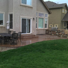 Backyard patio
