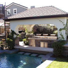 outdoor kitchen