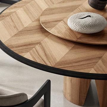 Manto dining table, Design Pietro Russo