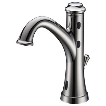 Cinaton iSense Completely Touch Free Faucet, Brushed Nickel-Pvd
