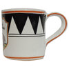 Palio di Siena Contrad, Coffee Mug, Lupa, She-Wolf, Italian Ceramics