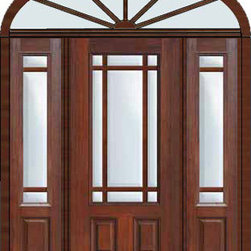 Prehung French Side lights-Transom Door 80 Marginal 9 Lite Marginal - Patio Doors