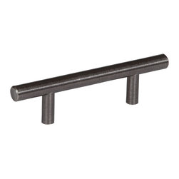 3" Pull Bar Pulls Gunmetal BP40515GM - Cabinet And Drawer Handle Pulls