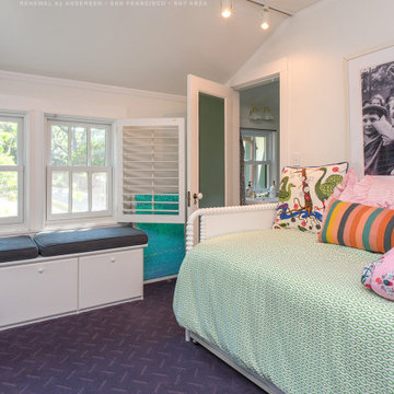 White Windows in Splendid Spare Bedroom - Renewal by Andersen San Francisco Bay 
