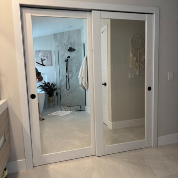 French solid door Lucia 2166 Black