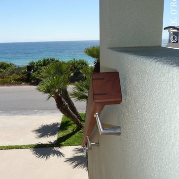 Ipe Handrail with Splined Corners