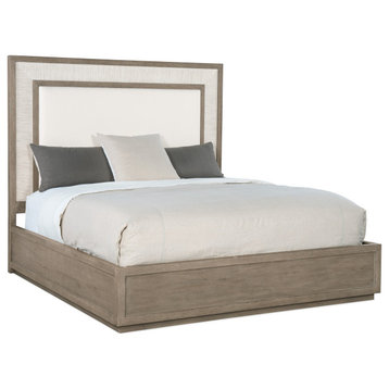 Serenity Rookery King Upholstered Panel Bed