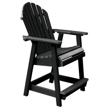 Hamilton Counter Height Deck Chair, Black