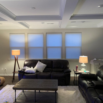 Hunter Douglas roller shade job in Concord, NC
