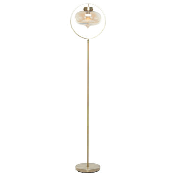 Contemporary Gold Metal Floor Lamp 561154