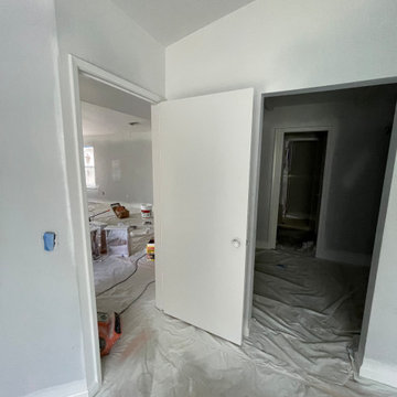 Condo Facelift, paint, smooth ceiling, can lights