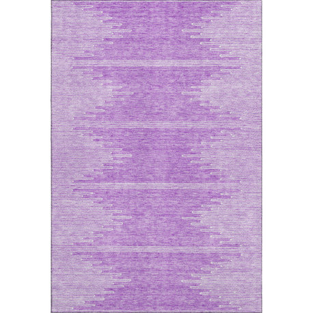 Premium Machine Washable Mayfield AMF647 Lavender 9' x 12' Rug