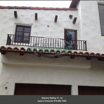 Balcony Railings (Juliet Balcony) Custom Made by Isaac's Ironworks