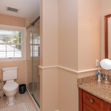 Charming Bathroom and New Window with Grilles