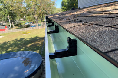 Gutter Installation Before and Afters