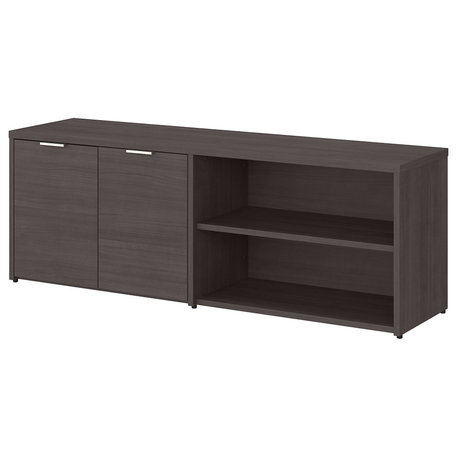 Bush Business Furniture Jamestown Low Storage Cabinet with Doors and Shelves