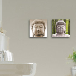 Platin Art's Platin Art's Deco Glass Wall Decor- Enlightened - Set of 2 - Wallpaper