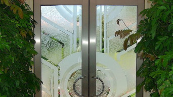 Sun Odyssey Glass Entry Doors with Transom Window