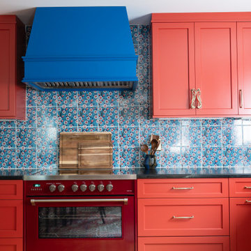 Turkish Tea Room Inspired Colorful Kitchen