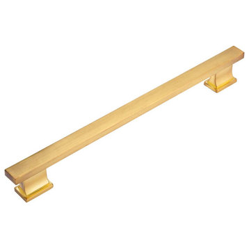 [10-PACK] Cosmas 702-192BB Brushed Brass Contemporary Cabinet Pull