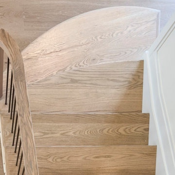 Project #144 | Slightly Curved Transitional Staircase