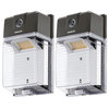 2-Pack 30W Dusk to Dawn LED Wall-Pack, 330W, 3300LM, 5000K Daylight