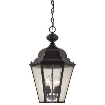 Cotswold 4-Light Outdoor Pendant, Oil Rubbed Bronze