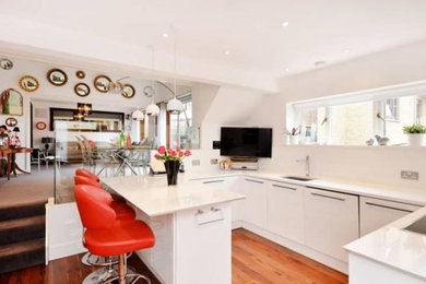 Modern kitchen in London.
