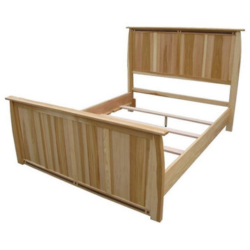 A-America Adamstown King Panel Bed in Natural