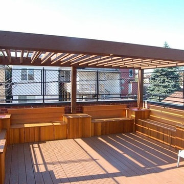 Wicker Park rooftop deck