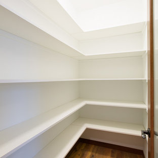 Mid-sized craftsman kitchen pantry pictures - Inspiration for a mid-sized craftsman kitchen pantry remodel in Seattle