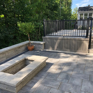 Marysville OH Deck and Patio Combination
