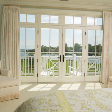 Master bedroom suite with balcony