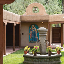 Exterior Adobe House