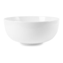 Everyday White - Everyday White Large 1 1/2-Quart Deep Salad Bowl - Dining Bowls