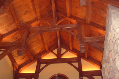 Inspiration for a craftsman home design remodel in Chicago