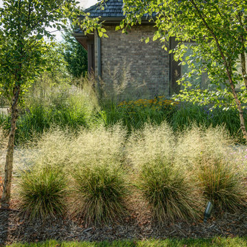 Modern Front Yard Landscape - Mequon