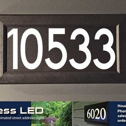 Address LED - illuminated house numbers - House Numbers