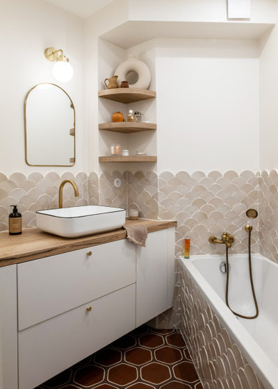 北欧 浴室 by Anne Chemineau - Decor Interieur