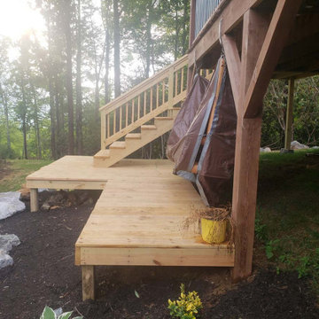 Landslide from Water & Soil Erosion Backyard Transformation