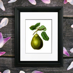 Pear Fruit Art prints Kitchen Wall decor ideas - Products