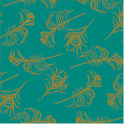 Casart coverings - Removable & Reusable Quill Design -  Peacock Patterns - Wallpaper