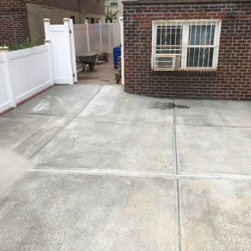 new concrete driveway
