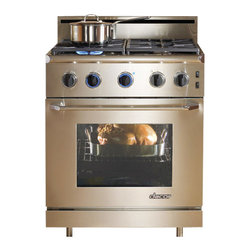 Dacor 30" Freestanding Gas Range, Stainless W/ Chrome Trim | ER30GISCHNG - Gas Ranges And Electric Ranges
