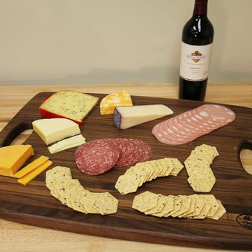 Walnut Reversible Butcher Block Serving Platter