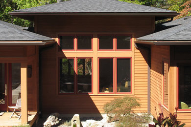 Trendy exterior home photo in Raleigh