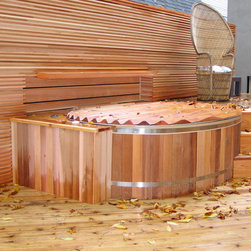 Cedar Hot Tubs in Decks - Hot Tubs