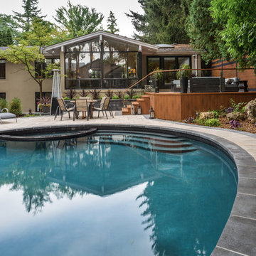 Contemporary Pool Area